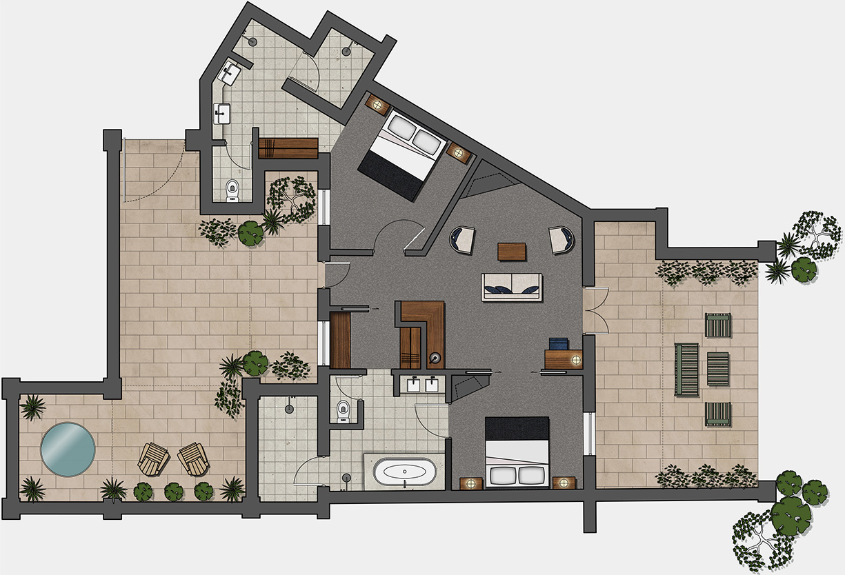 Bethany Suite floorplan