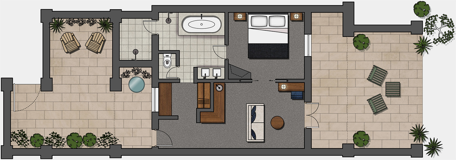 Marananga Suite floorplan