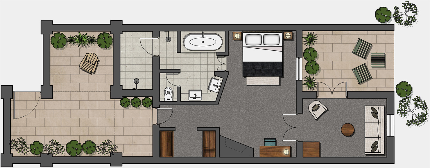Stonewell Suite floorplan
