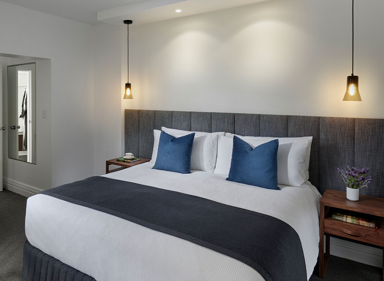 Bedrooms and ensuites Right